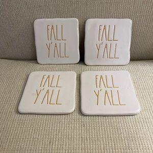 Rae Dunn Fall coasters